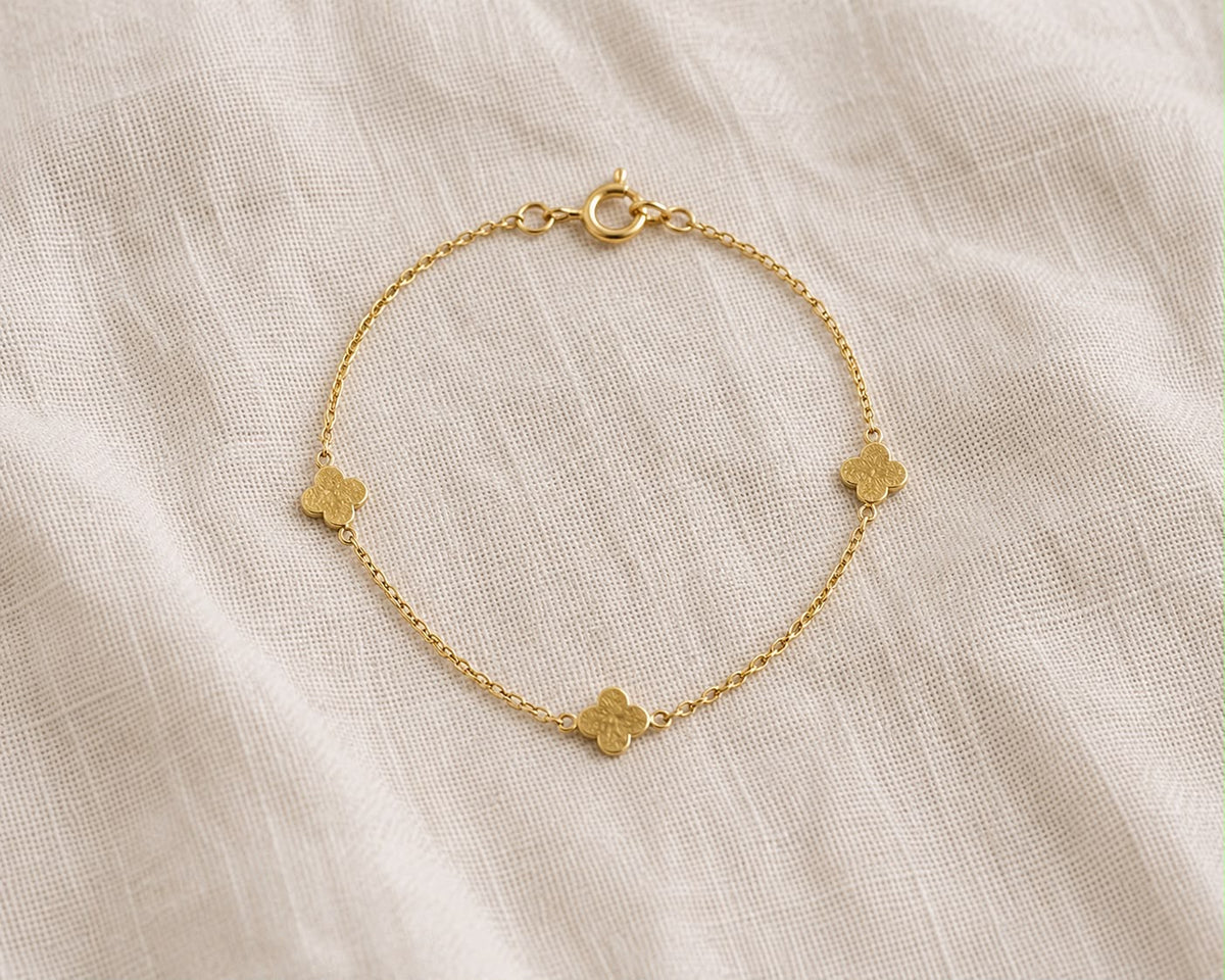 Pulsera tres flores